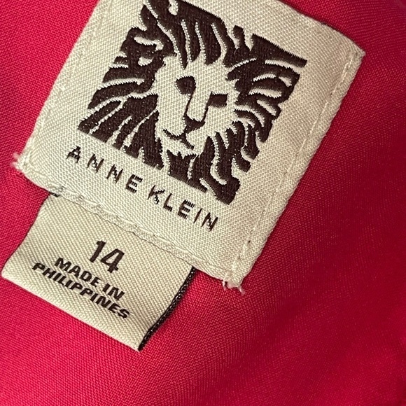 Anne Klein Floral Lace Overlay Sleeveless Dress Womens Size 14 - Picture 11 of 16